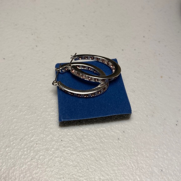 Avon Birthstone Hoop Earrings - Picture 1 of 5